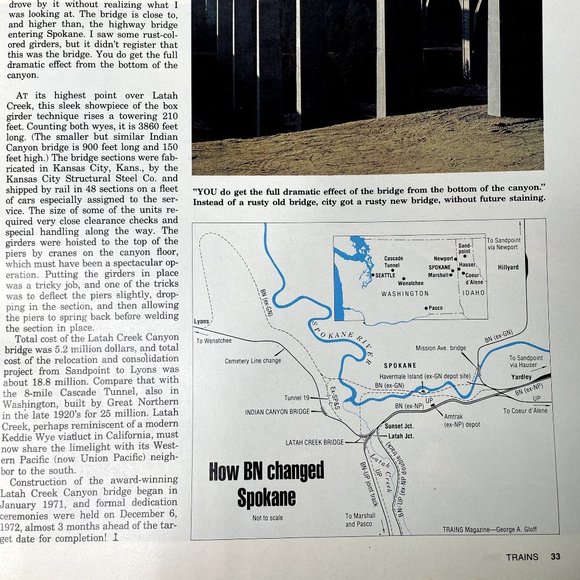 Trains Magazine of Railroading March 1984 u  Hot to Paint K4s Sierra Stein Fairt - Picture 6 of 7
